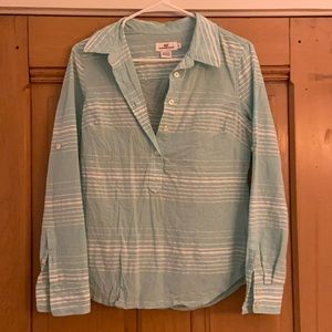 Vineyard Vine Long Sleeve Button Up Blouse size 4